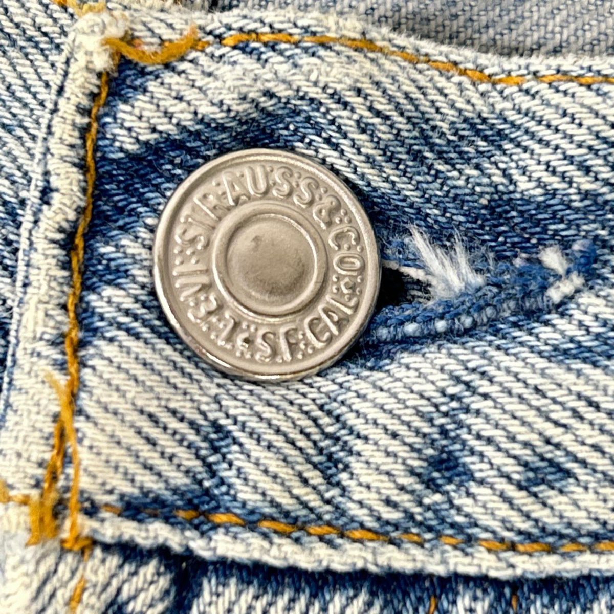 LEVI'S リーバイス 90's 501ー0193 ライトブルー ボタンフライ ストレート デニムパンツ ボトムス