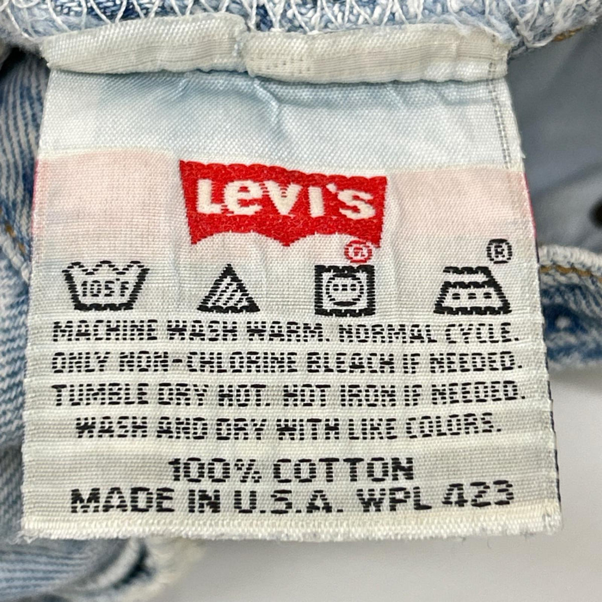 LEVI'S リーバイス 90's 501ー0193 ライトブルー ボタンフライ ストレート デニムパンツ ボトムス