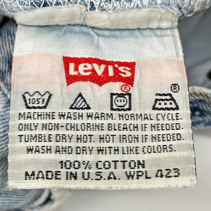 LEVI'S リーバイス 90's 501ー0193 ライトブルー ボタンフライ ストレート デニムパンツ ボトムス