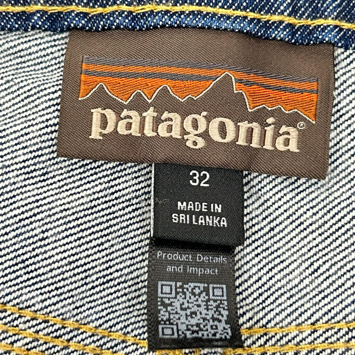 Patagonia パタゴニア 25SS 21752 インディゴ オーガニックコットン×ヘンプ ワーク・デニム・ファイブポケット・パンツ ボトムス