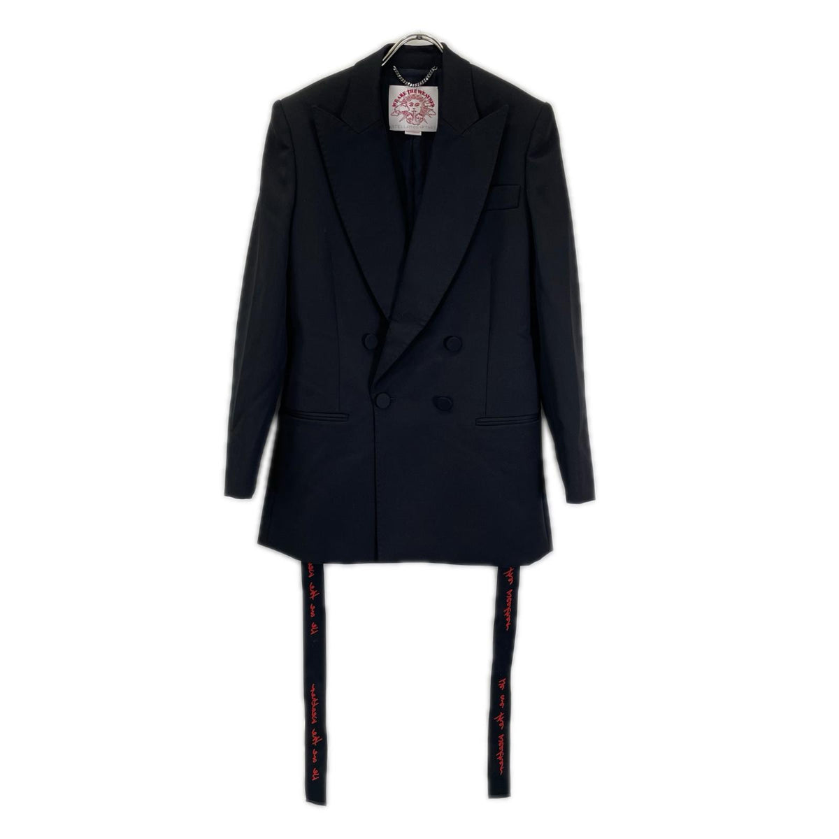 STELLA McCARTNEY ステラマッカートニー 600174 SFB18 ブラック ピークドラペル We Are the Weather テーラードジャケット ジャケット