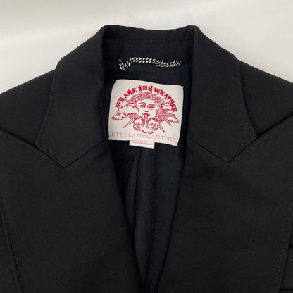 STELLA McCARTNEY ステラマッカートニー 600174 SFB18 ブラック ピークドラペル We Are the Weather テーラードジャケット ジャケット