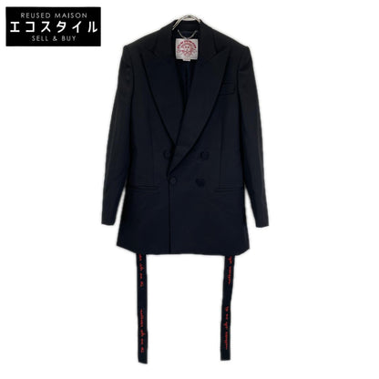 STELLA McCARTNEY ステラマッカートニー 600174 SFB18 ブラック ピークドラペル We Are the Weather テーラードジャケット ジャケット