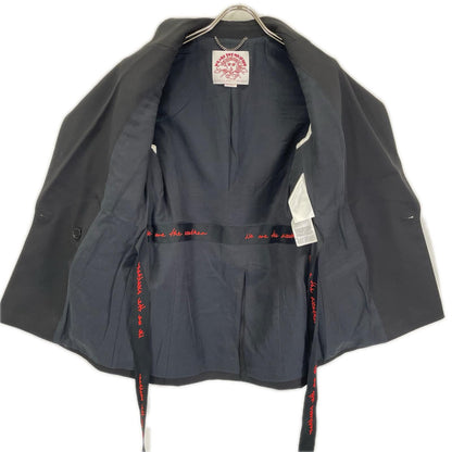 STELLA McCARTNEY ステラマッカートニー 600174 SFB18 ブラック ピークドラペル We Are the Weather テーラードジャケット ジャケット