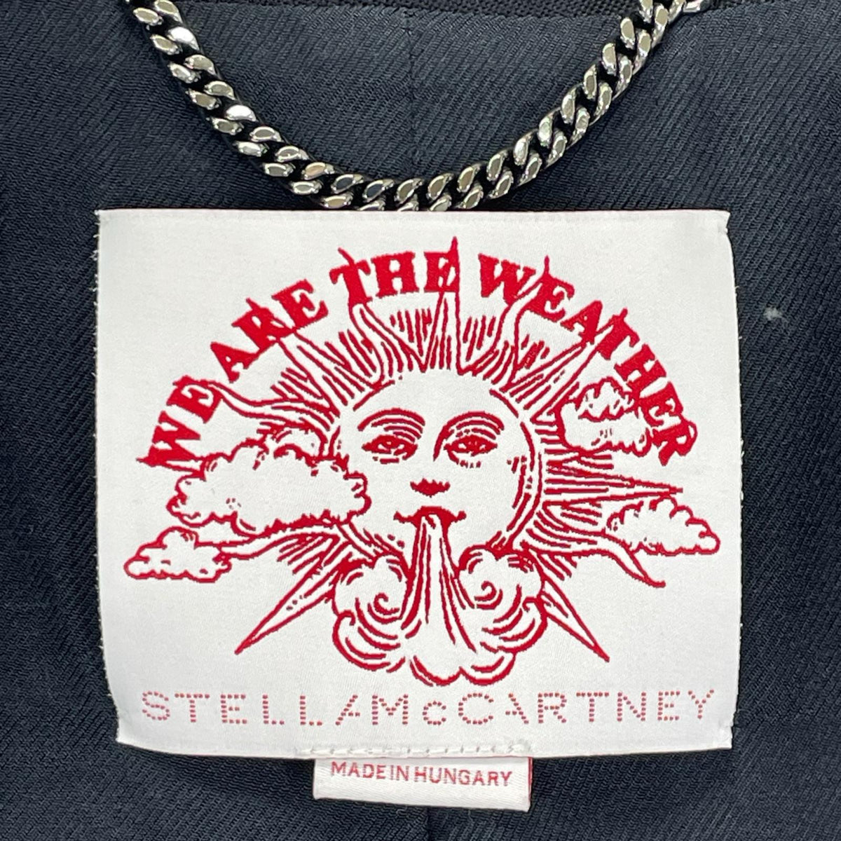 STELLA McCARTNEY ステラマッカートニー 600174 SFB18 ブラック ピークドラペル We Are the Weather テーラードジャケット ジャケット