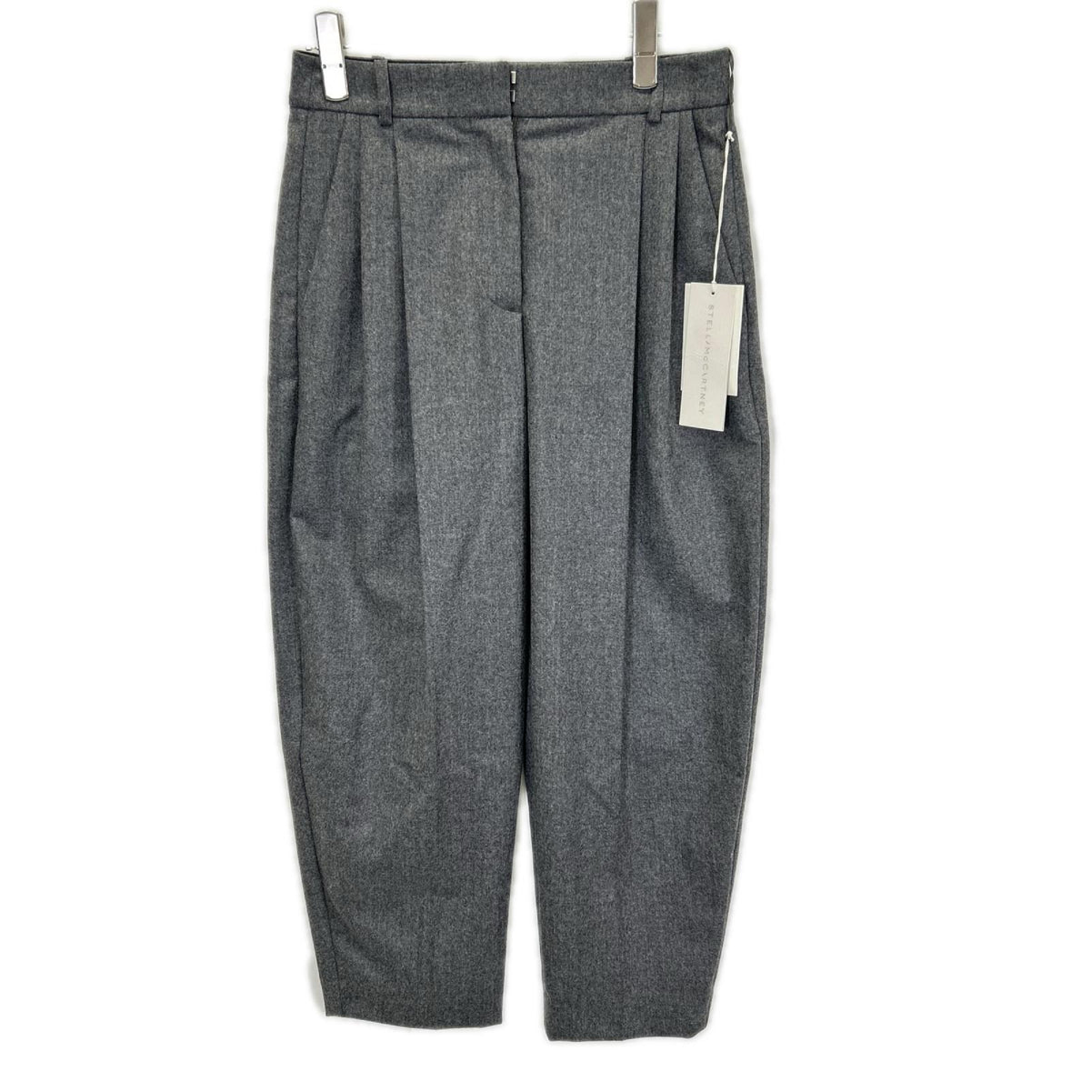 STELLA McCARTNEY ステラマッカートニー 591964 SNB53 グレー ツータック スラックスパンツ ボトムス