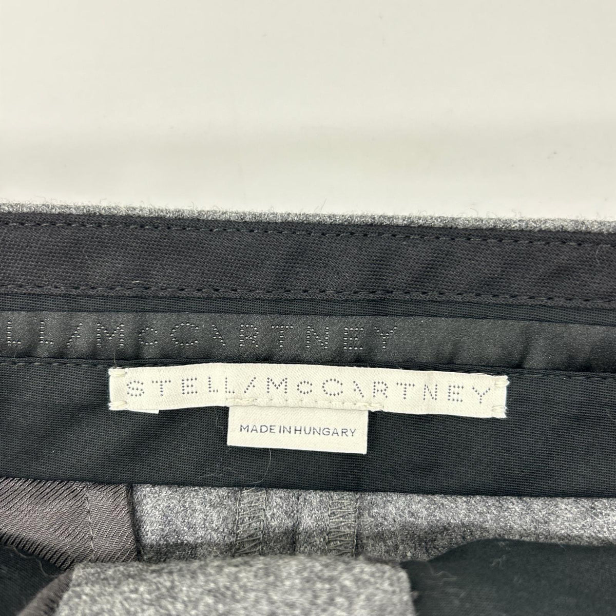 STELLA McCARTNEY ステラマッカートニー 591964 SNB53 グレー ツータック スラックスパンツ ボトムス