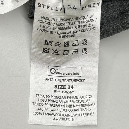 STELLA McCARTNEY ステラマッカートニー 591964 SNB53 グレー ツータック スラックスパンツ ボトムス