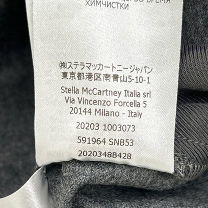 STELLA McCARTNEY ステラマッカートニー 591964 SNB53 グレー ツータック スラックスパンツ ボトムス