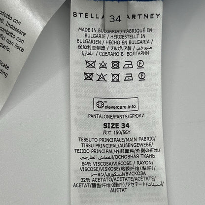 STELLA McCARTNEY ステラマッカートニー 341416 SCA06 ブルー リブニット ジョガーパンツ ボトムス