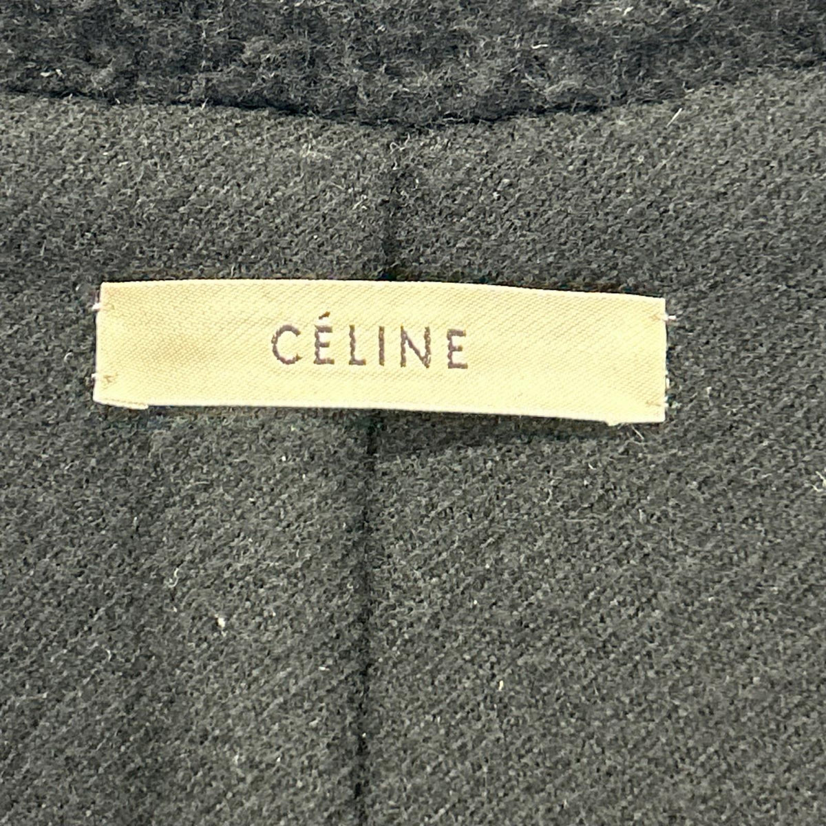 CELINE セリーヌ 13年製 28J164767 ブラック ウール・カシミア フィービー期 ポンチョコート コート