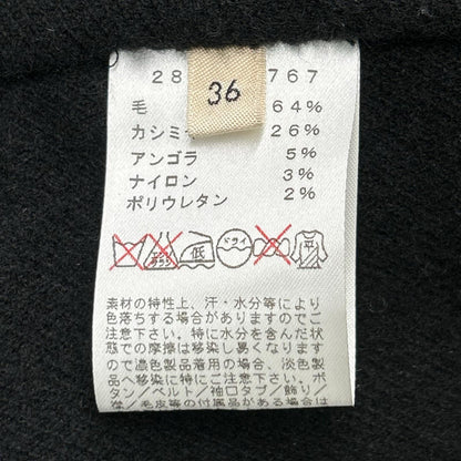 CELINE セリーヌ 13年製 28J164767 ブラック ウール・カシミア フィービー期 ポンチョコート コート
