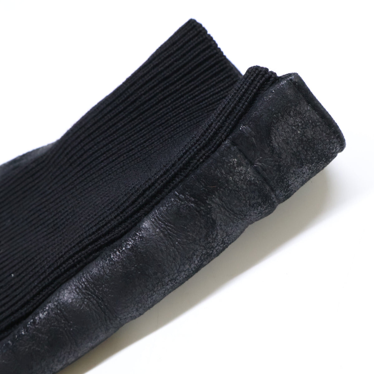 Rick Owens リックオウエンス 【国内正規】PP13F07058 シアリングラム ニット切替 ハイネック ライダースジャケット ジャケット