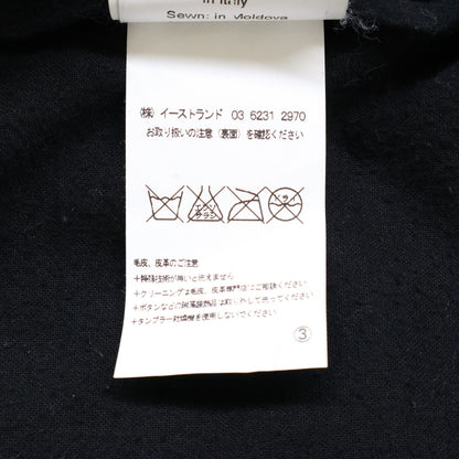 Rick Owens リックオウエンス 【国内正規】PP13F07058 シアリングラム ニット切替 ハイネック ライダースジャケット ジャケット
