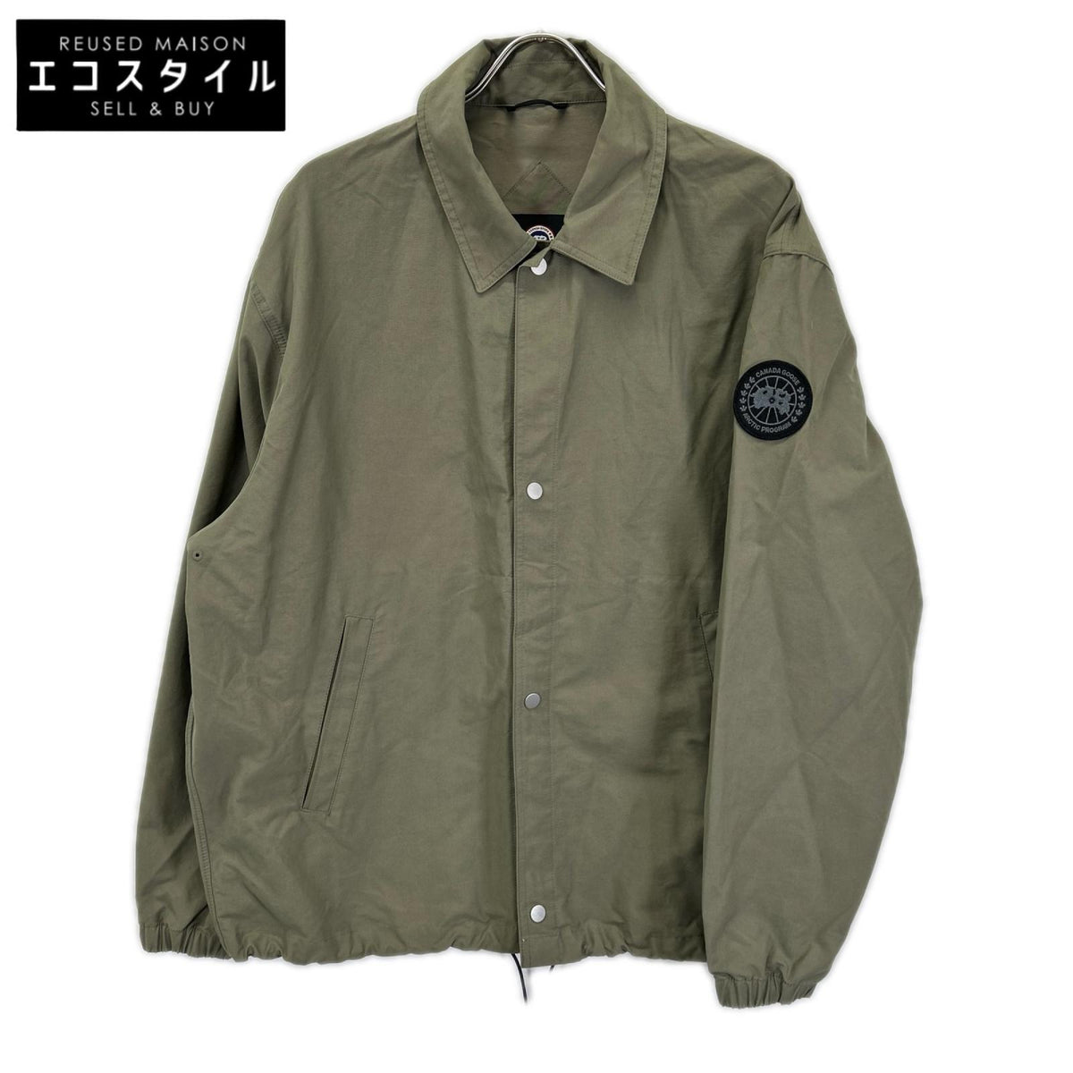 CANADA GOOSE カナダグース 【ブラックレーベル】2465MBA カーキ Hinton/ヒントン ウィンドシャツジャケット フュージョンフィット ジャケット