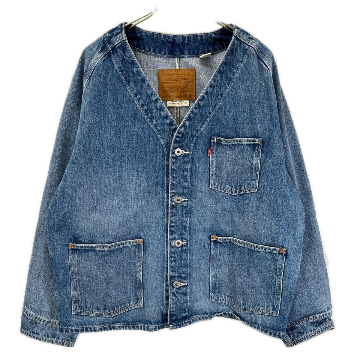 LEVI'S リーバイス インディゴブルー UNION ENGINEER HIGHLIGHTS デニムカーディガン トップス