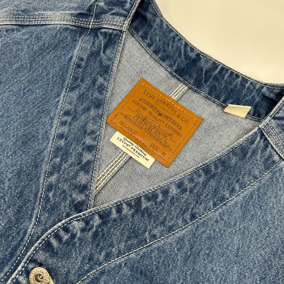 LEVI'S リーバイス インディゴブルー UNION ENGINEER HIGHLIGHTS デニムカーディガン トップス