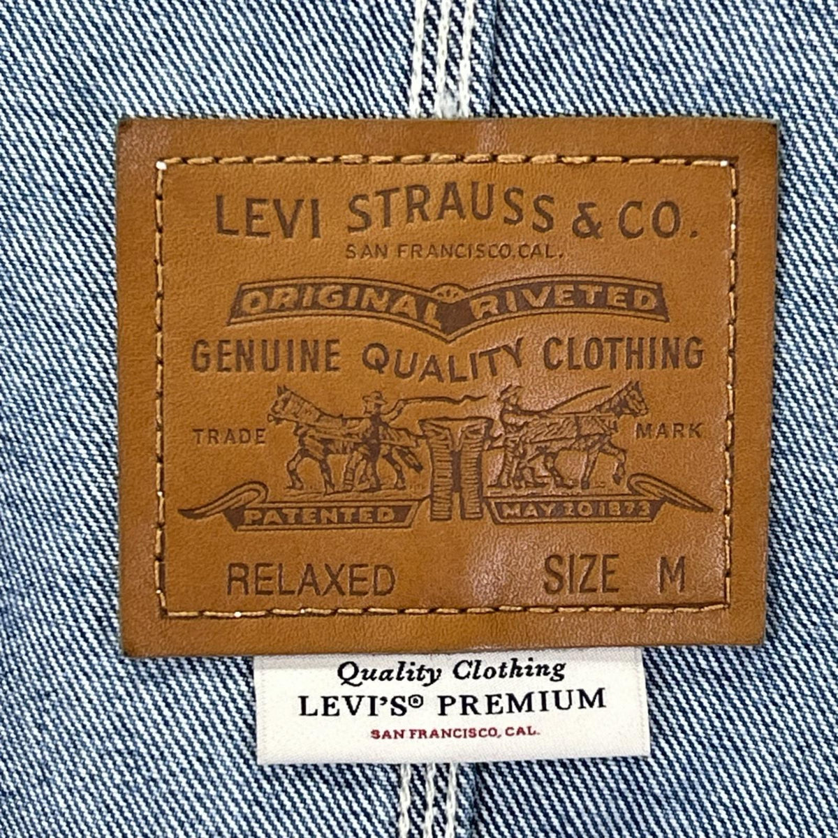 LEVI'S リーバイス インディゴブルー UNION ENGINEER HIGHLIGHTS デニムカーディガン トップス