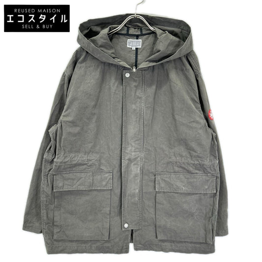 C.E. シーイー CES29JK08 チャコール コットン シリコンパッチ バイオウォッシュ加工 COTTON HOOD JACKET ジャケット