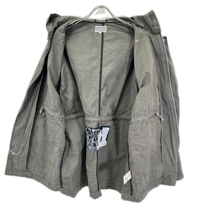 C.E. シーイー CES29JK08 チャコール コットン シリコンパッチ バイオウォッシュ加工 COTTON HOOD JACKET ジャケット