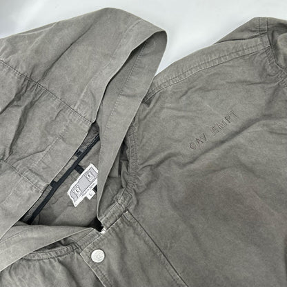 C.E. シーイー CES29JK08 チャコール コットン シリコンパッチ バイオウォッシュ加工 COTTON HOOD JACKET ジャケット