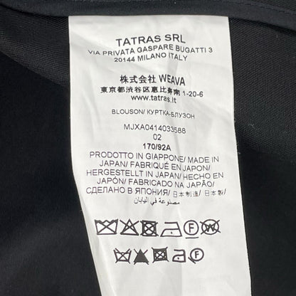 TATRAS タトラス MJXA0414033588 ブラック VERGANI ヴエルガーニ ダブルジップブルゾン ジャケット