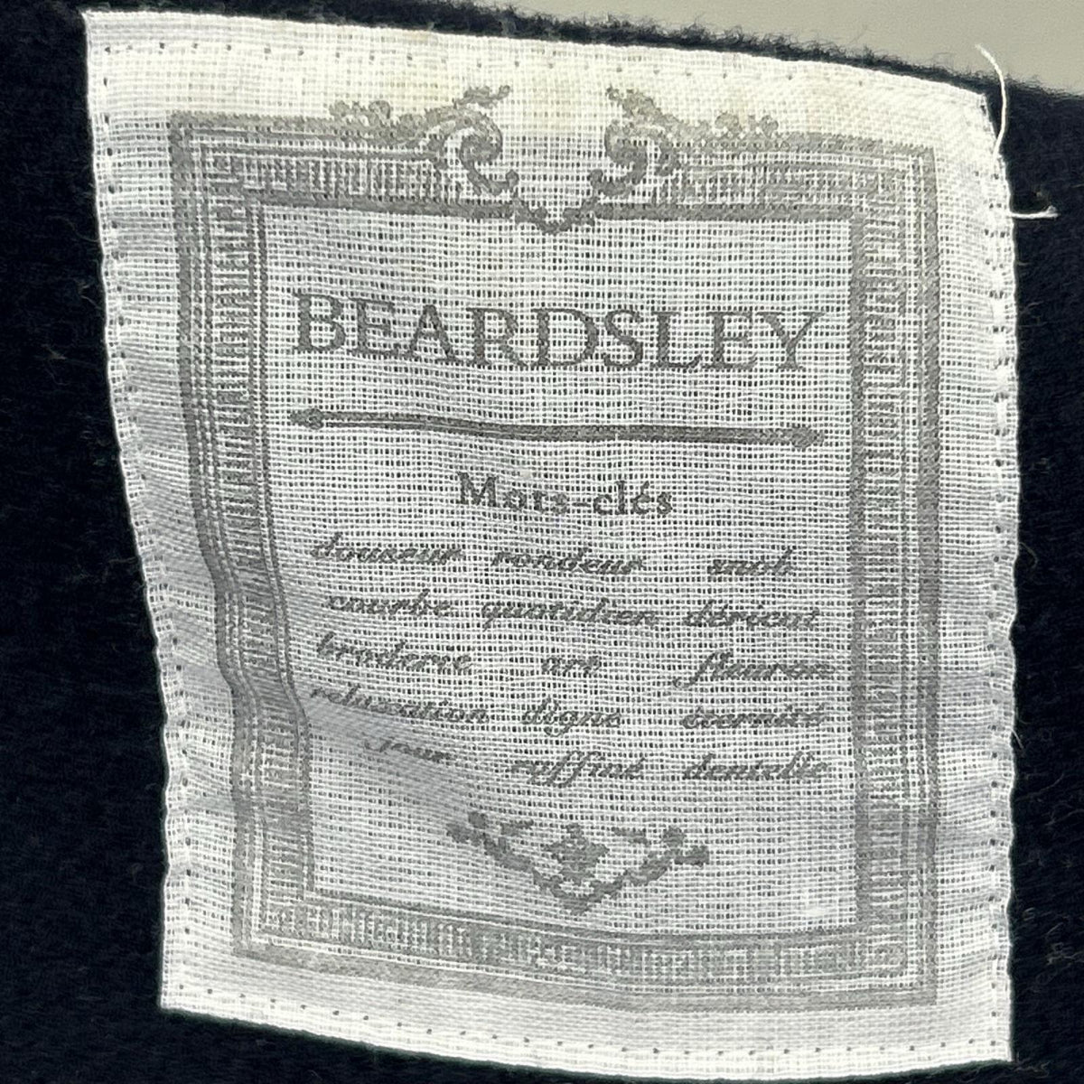BEARDSLEY ビアズリー BEZ1002408A0006 ネイビー ウール100 コクーンフーディコート コート