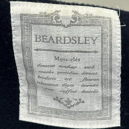 BEARDSLEY ビアズリー BEZ1002408A0006 ネイビー ウール100 コクーンフーディコート コート