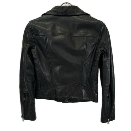 All Saints オールセインツ ブラック シープスキン ダブルライダースジャケット ジャケット