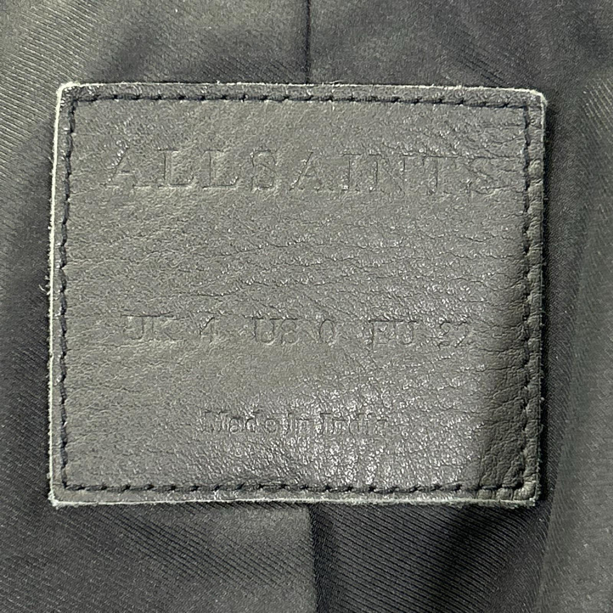 All Saints オールセインツ ブラック シープスキン ダブルライダースジャケット ジャケット