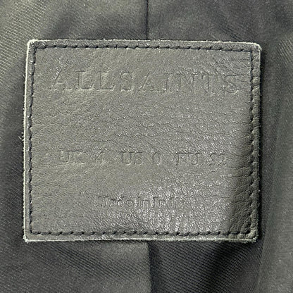 All Saints オールセインツ ブラック シープスキン ダブルライダースジャケット ジャケット
