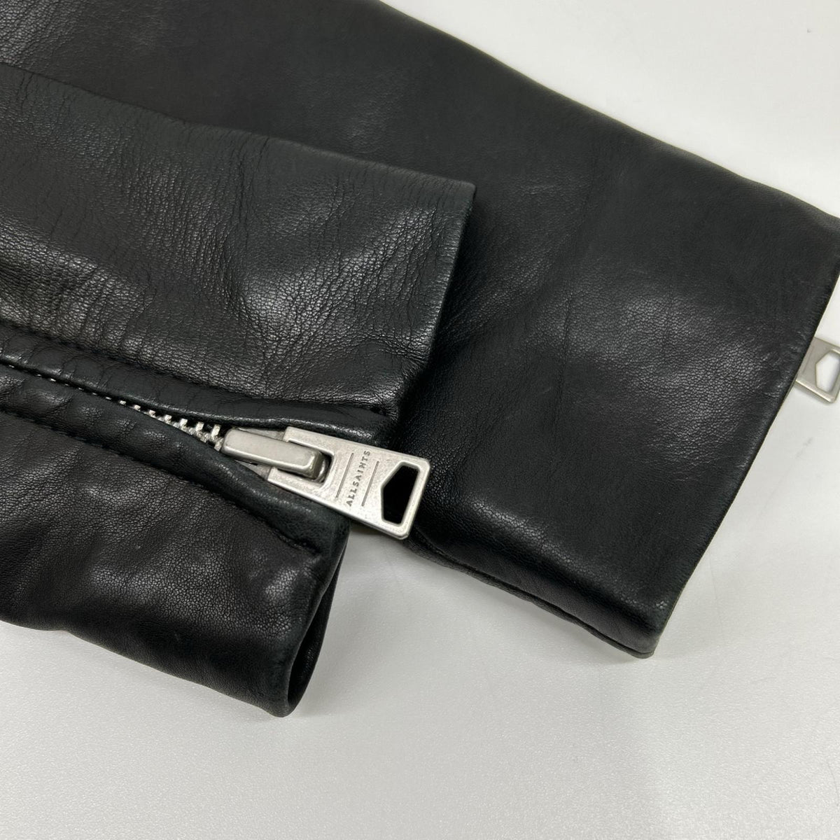 All Saints オールセインツ ブラック シープスキン ダブルライダースジャケット ジャケット