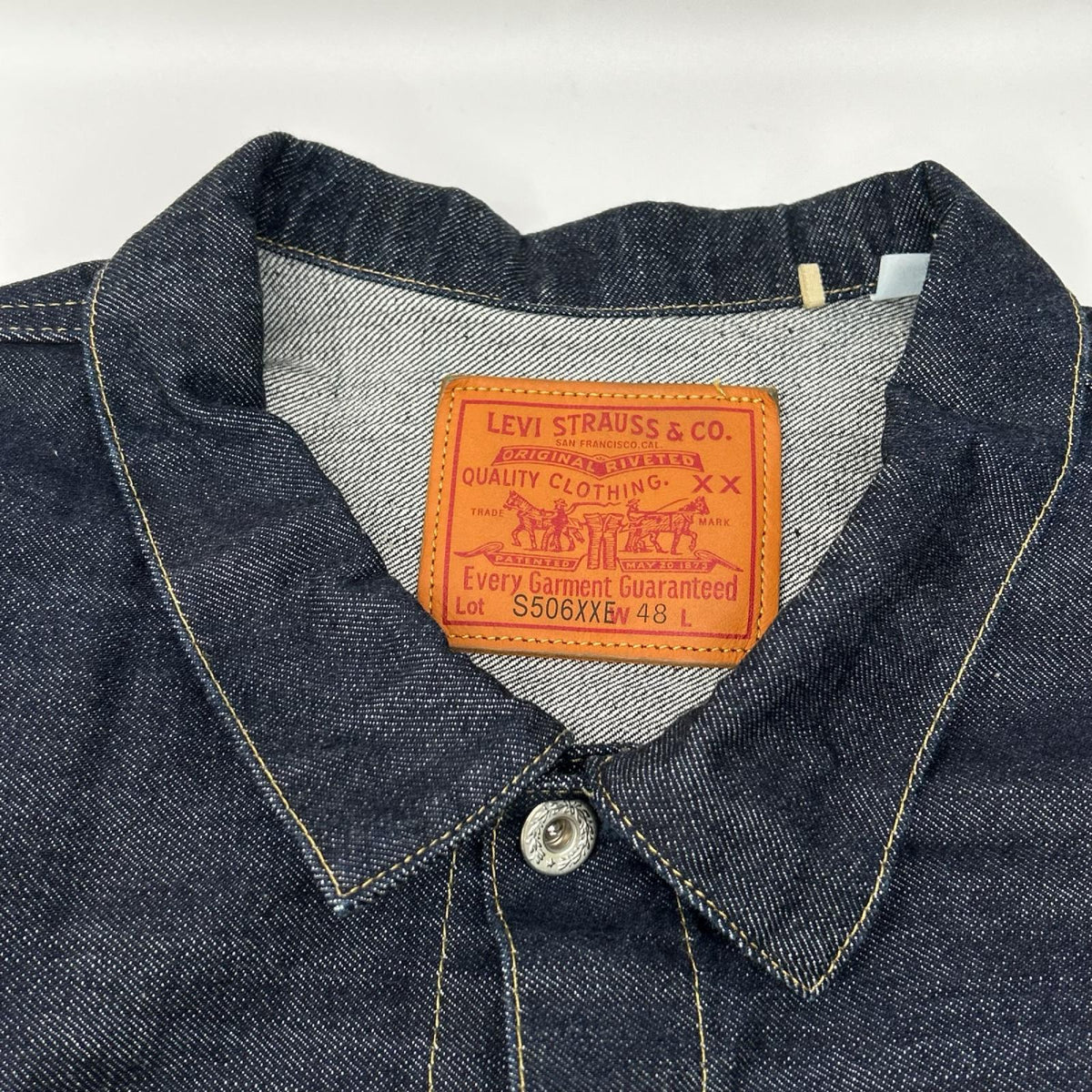 LEVI'S リーバイス 【LVC】0039S-0000 インディゴ S506XXE WWII TRUCKER LVC WWII RIGID デニムジャケット ジャケット