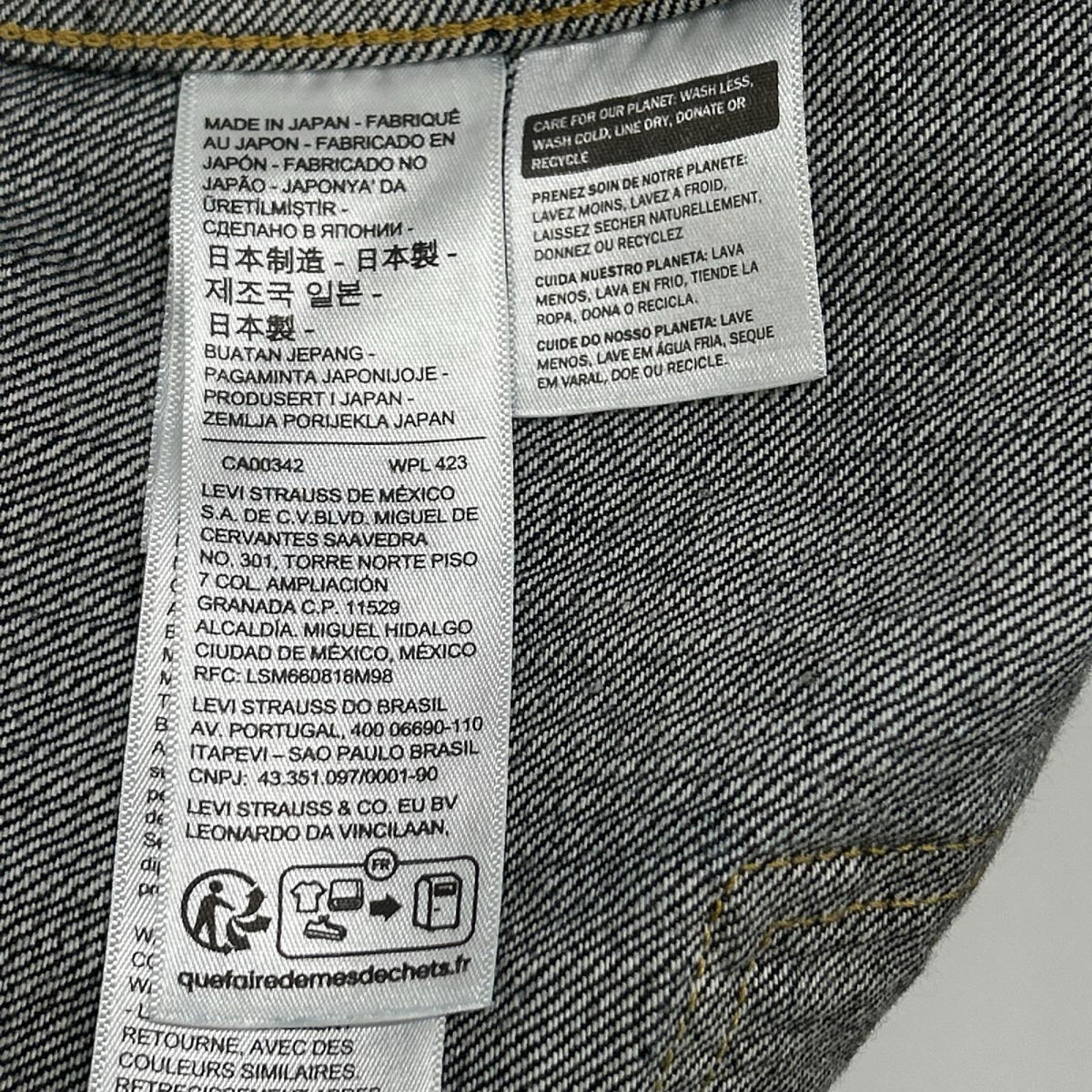 LEVI'S リーバイス 【LVC】0039S-0000 インディゴ S506XXE WWII TRUCKER LVC WWII RIGID デニムジャケット ジャケット