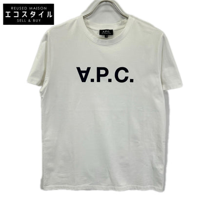 A.P.C. アーペーセー 25082-1-97261 ホワイト 反転ロゴ Tシャツ トップス