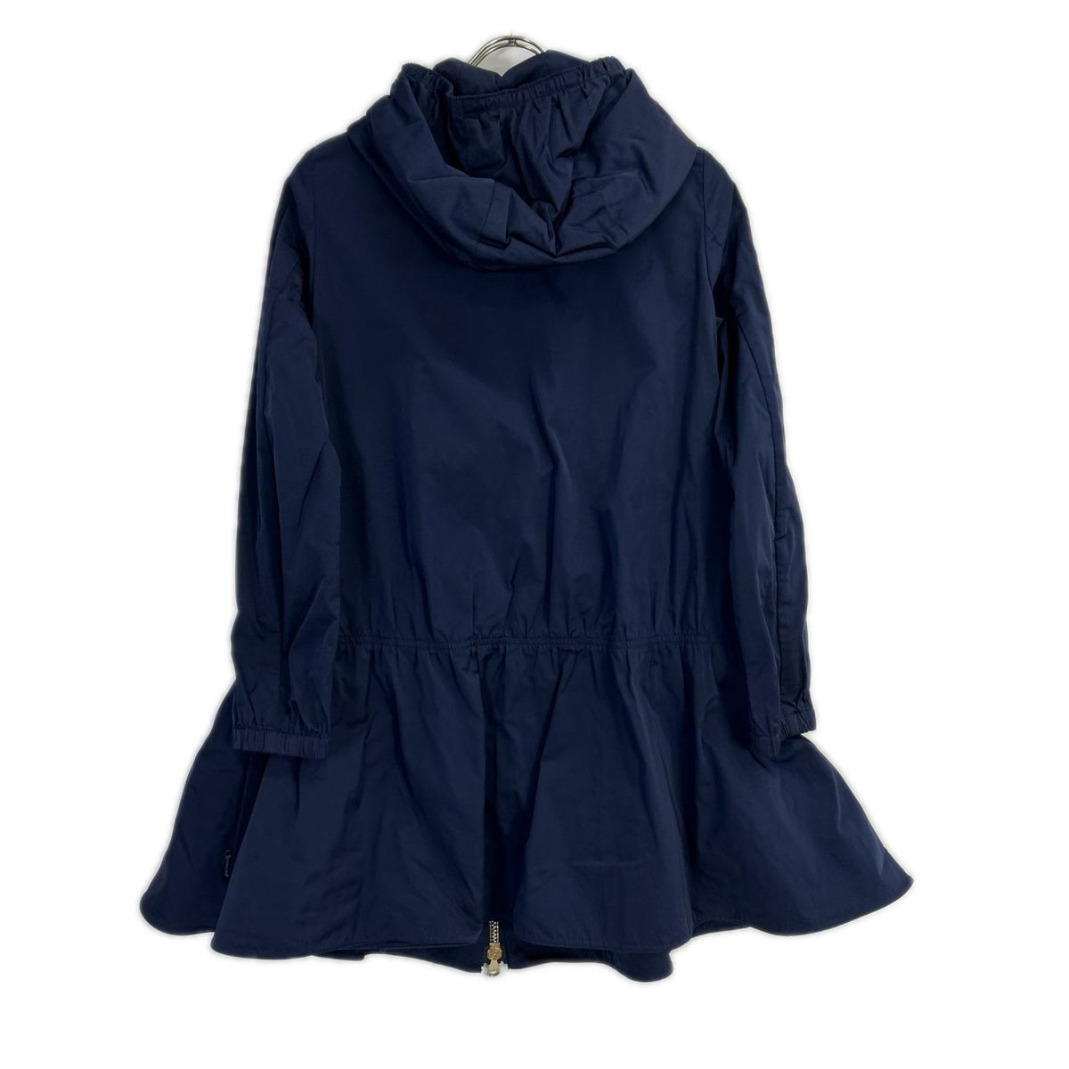 MONCLER モンクレール 14年製 BONNARD ネイビー フリル裾 ナイロンコート コート