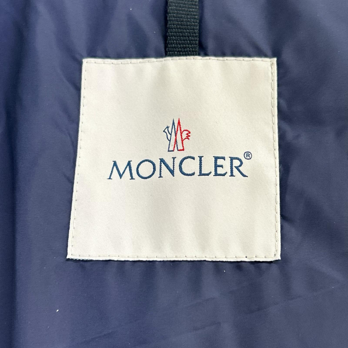 MONCLER モンクレール 14年製 BONNARD ネイビー フリル裾 ナイロンコート コート
