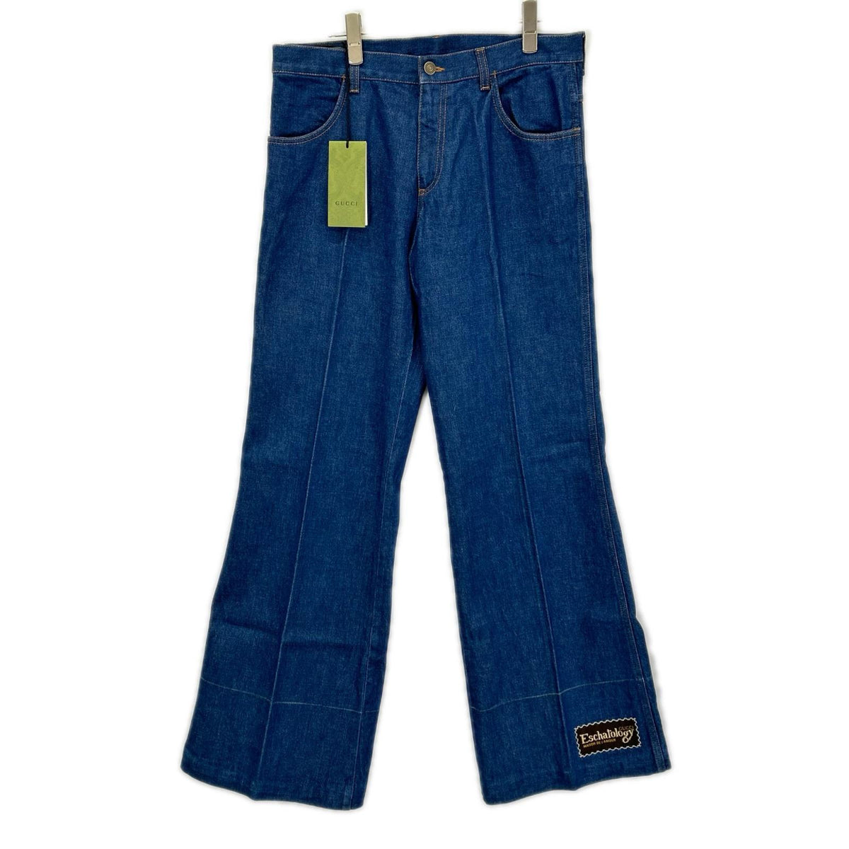 GUCCI グッチ 653001 XDBL9 インディゴ Eschatology フレアデニムパンツ ボトムス