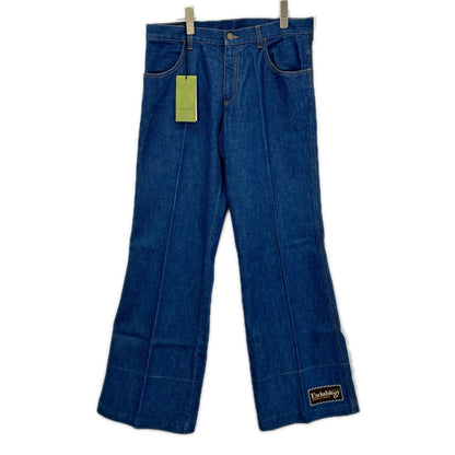 GUCCI グッチ 653001 XDBL9 インディゴ Eschatology フレアデニムパンツ ボトムス