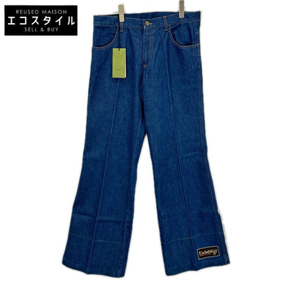 GUCCI グッチ 653001 XDBL9 インディゴ Eschatology フレアデニムパンツ ボトムス