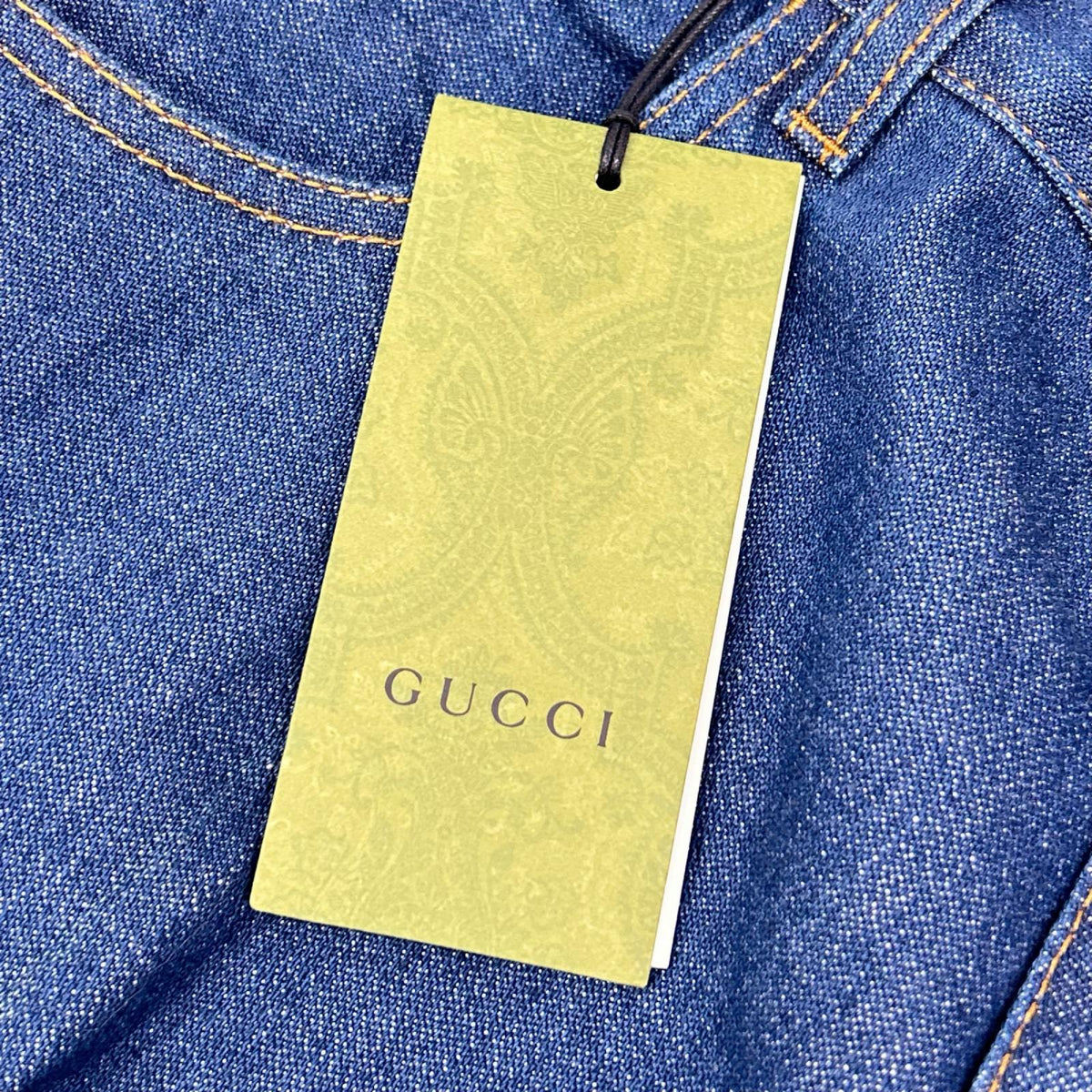 GUCCI グッチ 653001 XDBL9 インディゴ Eschatology フレアデニムパンツ ボトムス