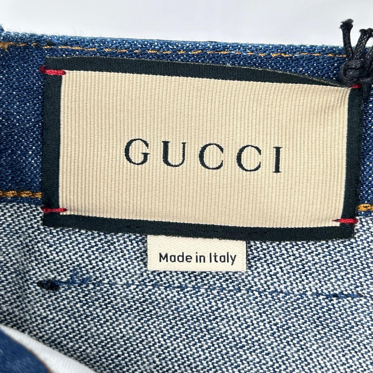GUCCI グッチ 653001 XDBL9 インディゴ Eschatology フレアデニムパンツ ボトムス