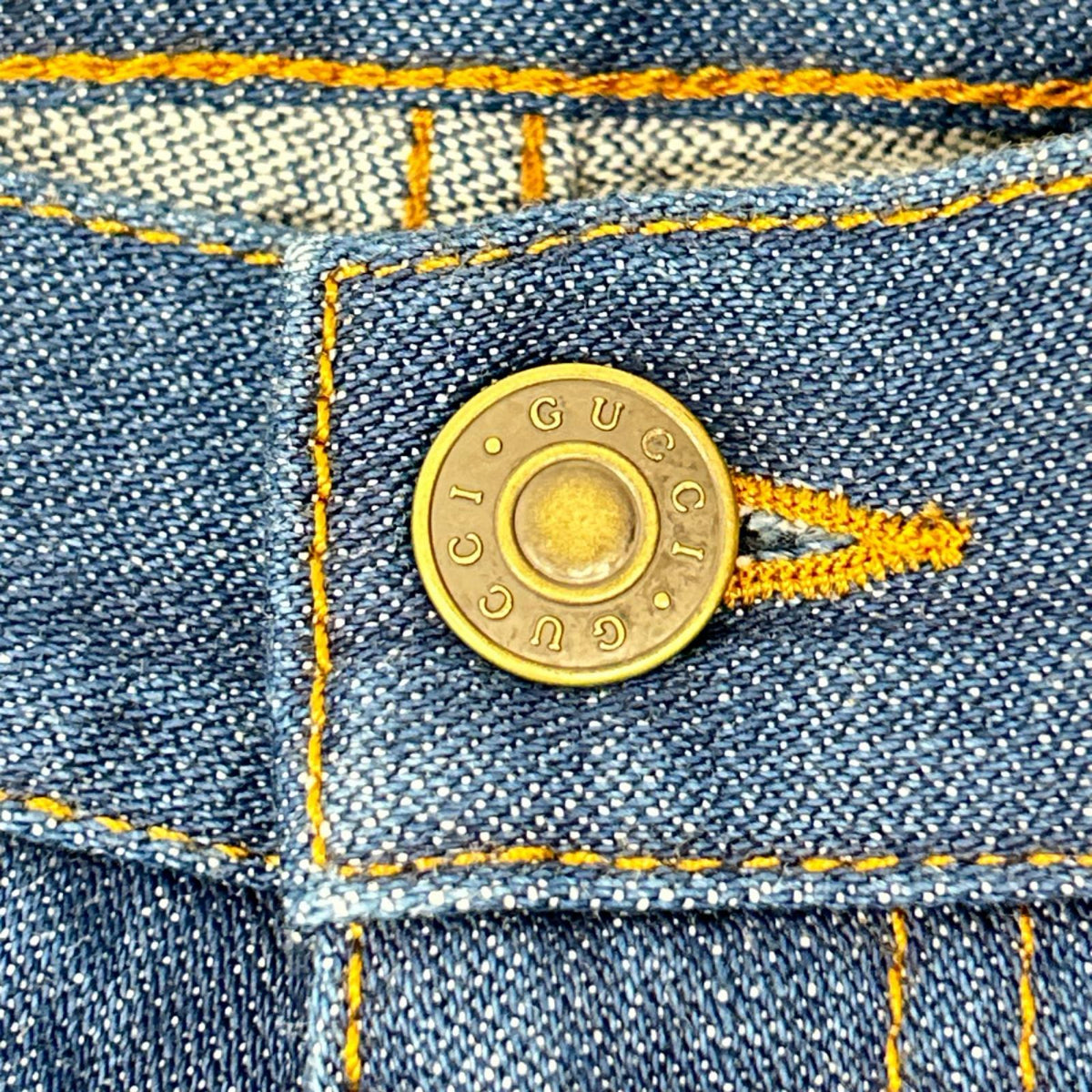 GUCCI グッチ 653001 XDBL9 インディゴ Eschatology フレアデニムパンツ ボトムス