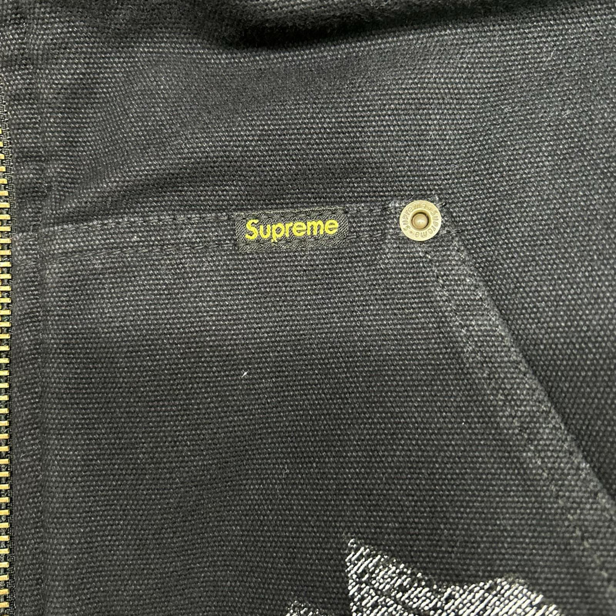 Supreme シュプリーム 22SS ブラック Nate Lowman Work Vest/フルジップ ベスト ベスト