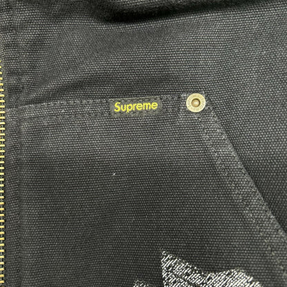 Supreme シュプリーム 22SS ブラック Nate Lowman Work Vest/フルジップ ベスト ベスト
