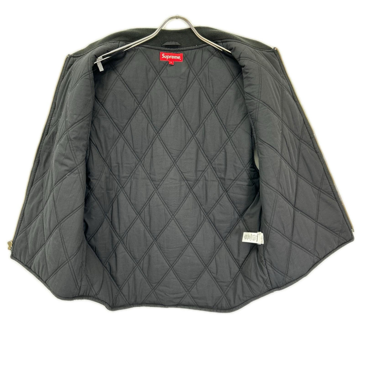 Supreme シュプリーム 22SS ブラック Nate Lowman Work Vest/フルジップ ベスト ベスト