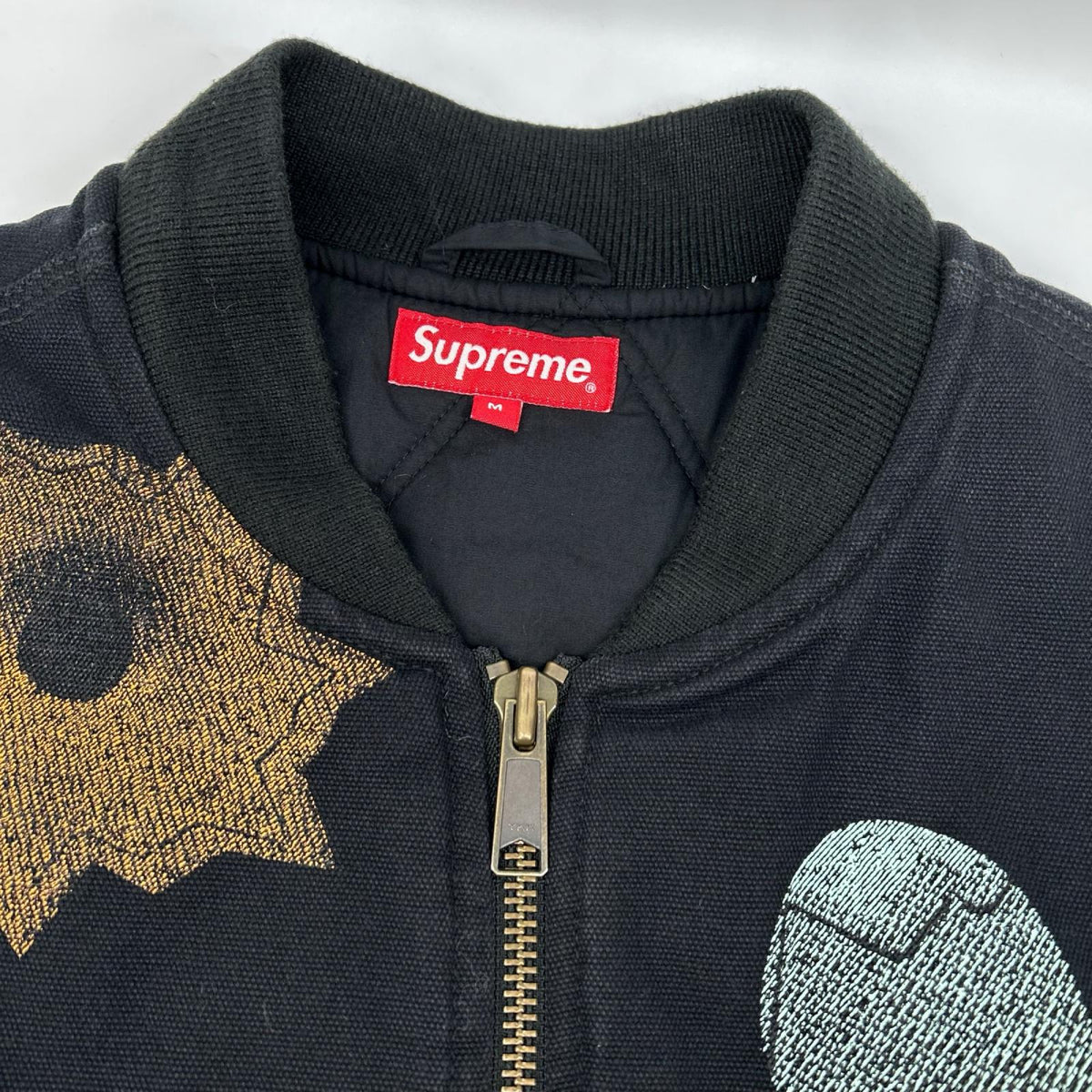 Supreme シュプリーム 22SS ブラック Nate Lowman Work Vest/フルジップ ベスト ベスト