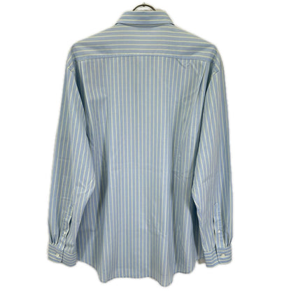 AURALEE オーラリー 26SS A26SS01WW ブルー SUPER FINE WOOL STRIPE SHIRT トップス