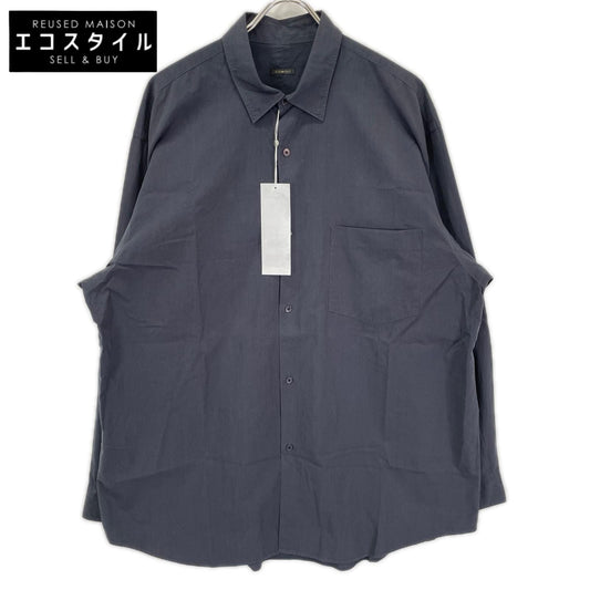 COMOLI コモリ 26AW E03-02001 ネイビー コモリシャツ トップス