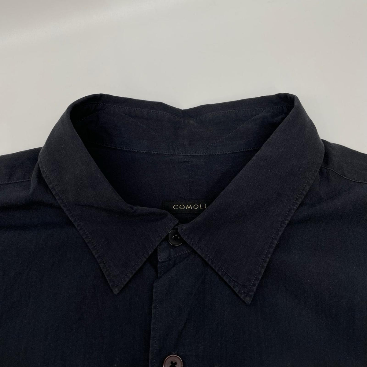 COMOLI コモリ 26AW E03-02001 ネイビー コモリシャツ トップス
